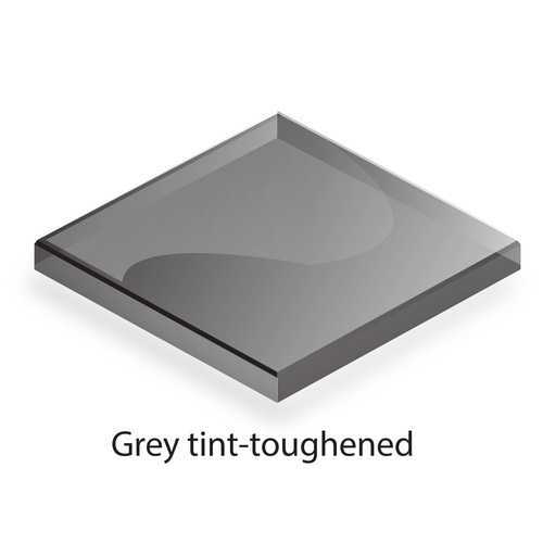 Bespoke toughened glass - glass, cut
