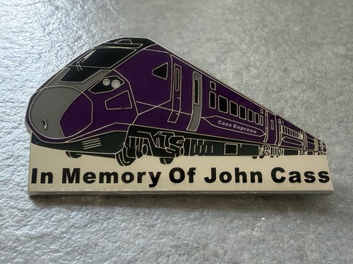 Railway train pin - railway,