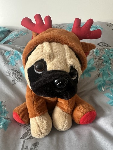 Paws pug plush soft toy - pug,