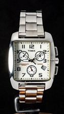 Timex Chronograph Indiglo WR50M Men's Quartz Watch --  Working, 36 x 34mm Case