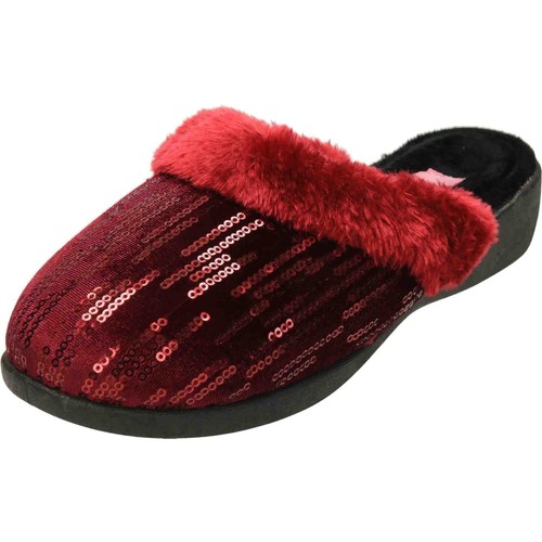 Ladies wedge heel slipper - ladies,