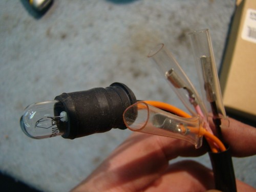 New harley tachometer bulb - new, &