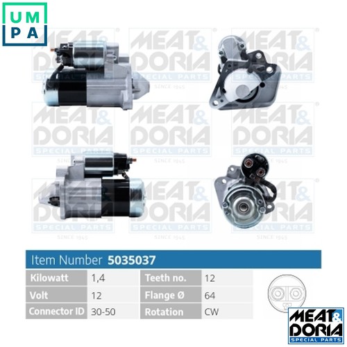 Starter 5035037 for renault - 5035037,