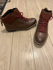 Clarks Mens Waterproof Alp Boots Westcombe Brown Leather Uk 8.5 EUR 42.5