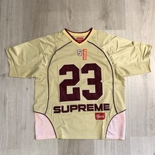Supreme Perfect Season Gold Football Jersey Size Medium