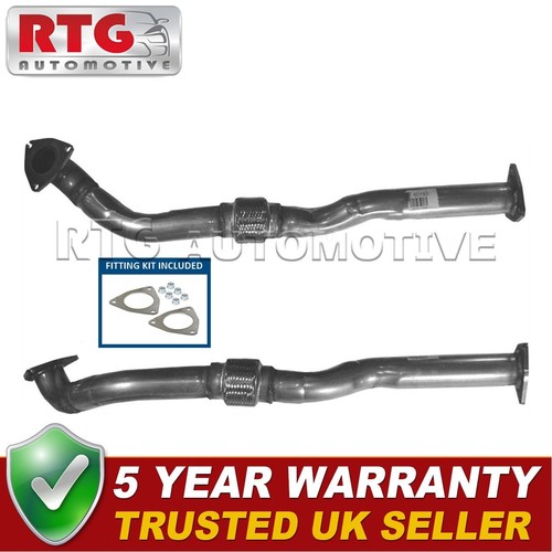 Front exhaust pipe fitting - front,