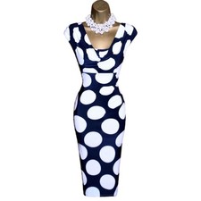 PHASE EIGHT UK 14 Navy Ivory