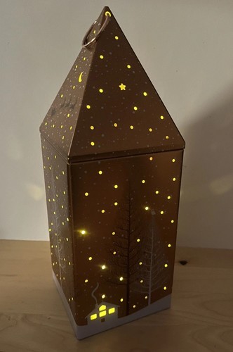 Light christmas lantern - light, up