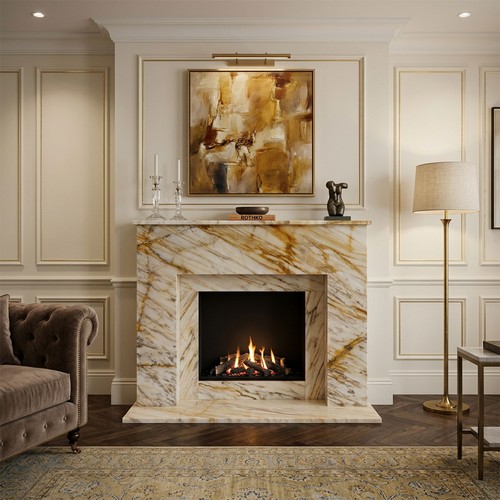 Standard golden spider marble - standard,