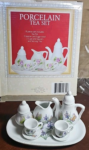 Porcelain tea set - tea,