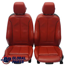 Leather Seats BMW F32 Heated Dakota Red Black Interior Front Left Right N/O/S