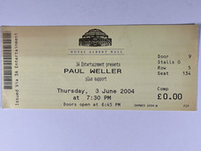 Paul Weller Concert Ticket