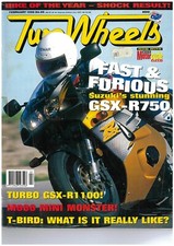 TWO WHEELS motorcycle magazine February 1996 BIKE OF THE YEAR BMW F650 R1100 RT