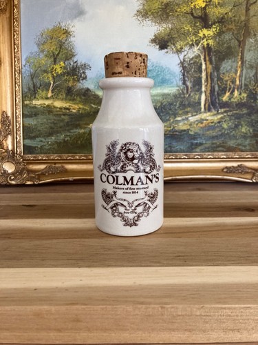 Vintage colman mustard pot - vintage,