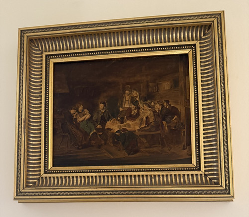 Antique flemish tavern - flemish,