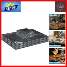 Elegant Black Marble Glass