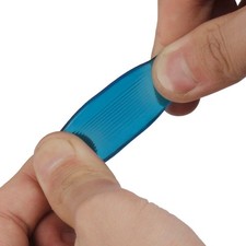 6PCS Transparent Silica Gel Drum Silencer Kit Snare Drum Silencing Pad Paste CUT