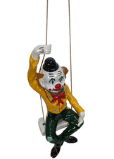 Vintage Ceramic Clown On A