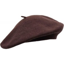 Plain Beret Hat Wool Autumn