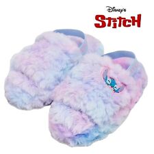 DISNEY STITCH GIRLS MULTICOLOUR SLIPPERS OFFICIAL SLIDER SLIPPERS UK SIZE 8-2