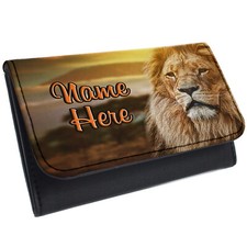 Personalised Tiger Tobacco Pouch Rolling Baccy Wallet Smoking Cute Gift ST335