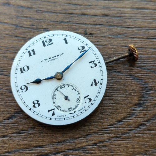 1930s benson watch - jw,