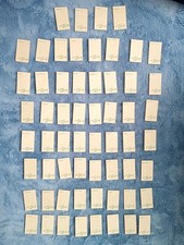 ​🌸 RARE & COMPLETE SET Kensitas Silk Flowers 1st Series - 60 Cards - 1930-40s