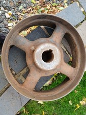 " Vintage, STATIONARY ENGINE,FLAT BELT,PULLEY " 