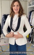ZARA TUXEDO SMOKING WHITE