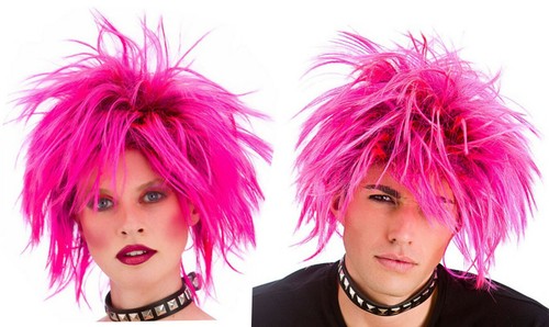 1980 unisex pink punk rocker - 1980's,