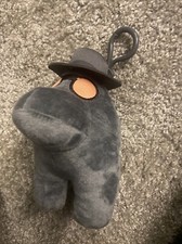 Among Us Plague Doctor Clip On Plush Keyring Bag Clip Toikido innersloth