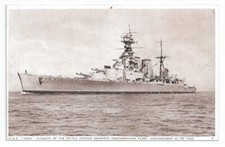 HMS HOOD Battlecruiser Royal Navy - Unused PC