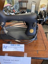Old Singer Sewing Machine With