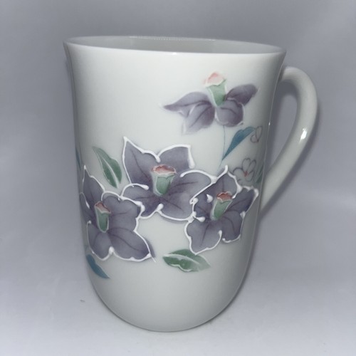 Vintage otagiri purple floral - vintage,