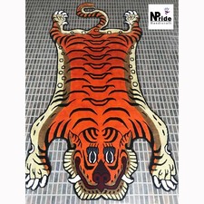 Silk Tibetan Tiger Skin Rug