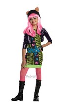 Howleen Wolf Monster High Girls Fancy Dress Kids Halloween Costume Outfit Size S