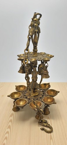 Antique brass large hanging - brass,