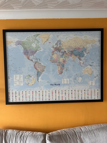 World map poster large - world,