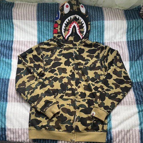 Bape zip camo hoodie - up,