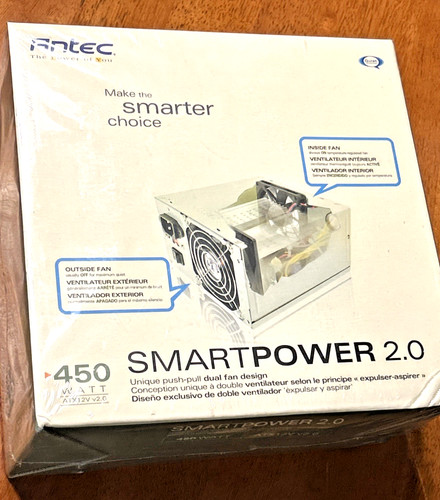 New box antec vp450p - box, power