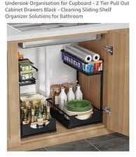 Under Sink Organiser 2 Pack of