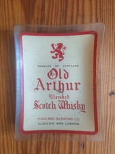 VINTAGE OLD ARTHUR SCOTCH WHISKY ASH TRAY