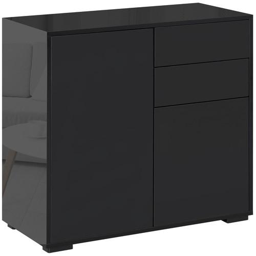 Sideboard high gloss push - sideboard, push-open