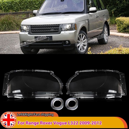 Pair left right headlight lens - left,