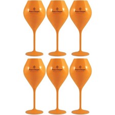 6x Yellow Trendy Champagne