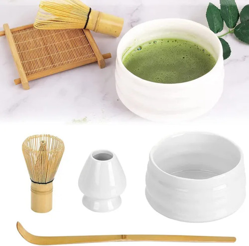 4pcs matcha making tool set - making,