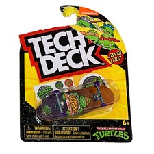 Tech Deck Santa Cruz X Teenage Mutant Ninja Turtles Fingerboard Skateboard Pizza