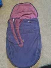 Mamas And Papas Purple / Blue Cosy Toes Footmuff Autumn Winter for pushchair 
