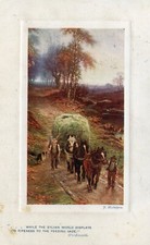 Hay Wagon & Horses,Raphael Tuck,Rural England, No 9738. Posted 1906         Z155