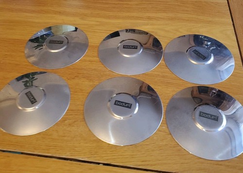 Ornate coaster set - set, silver